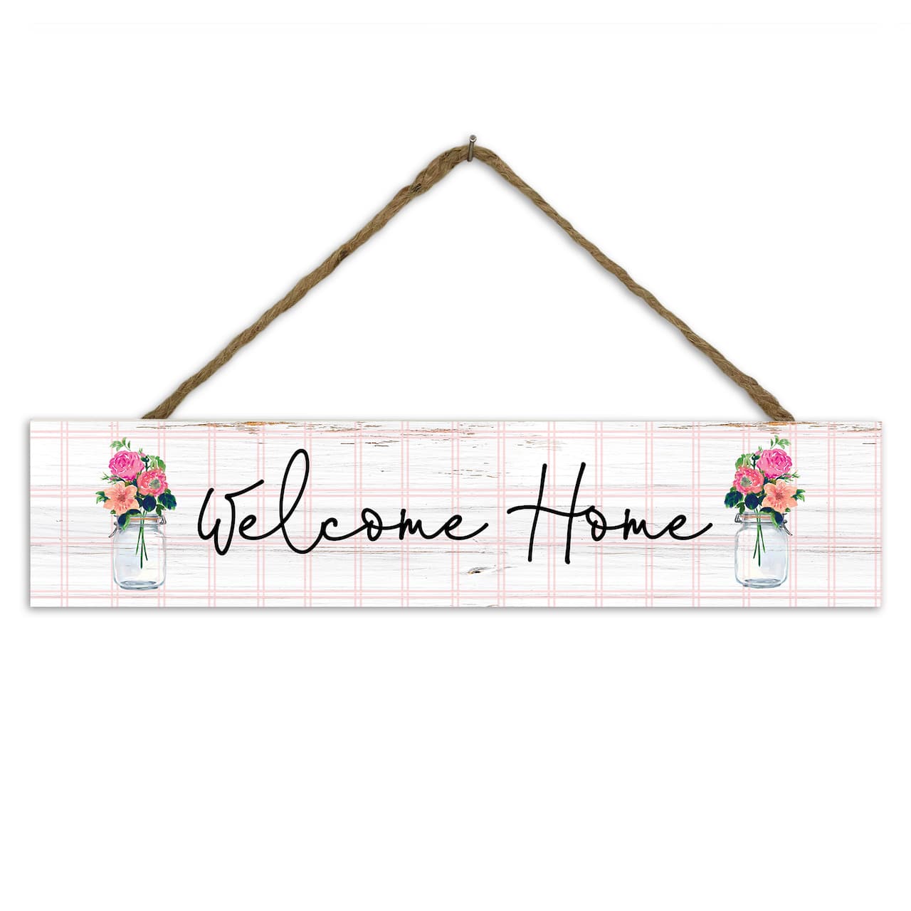 17" Welcome Home Outdoor/Indoor Hanging Sign